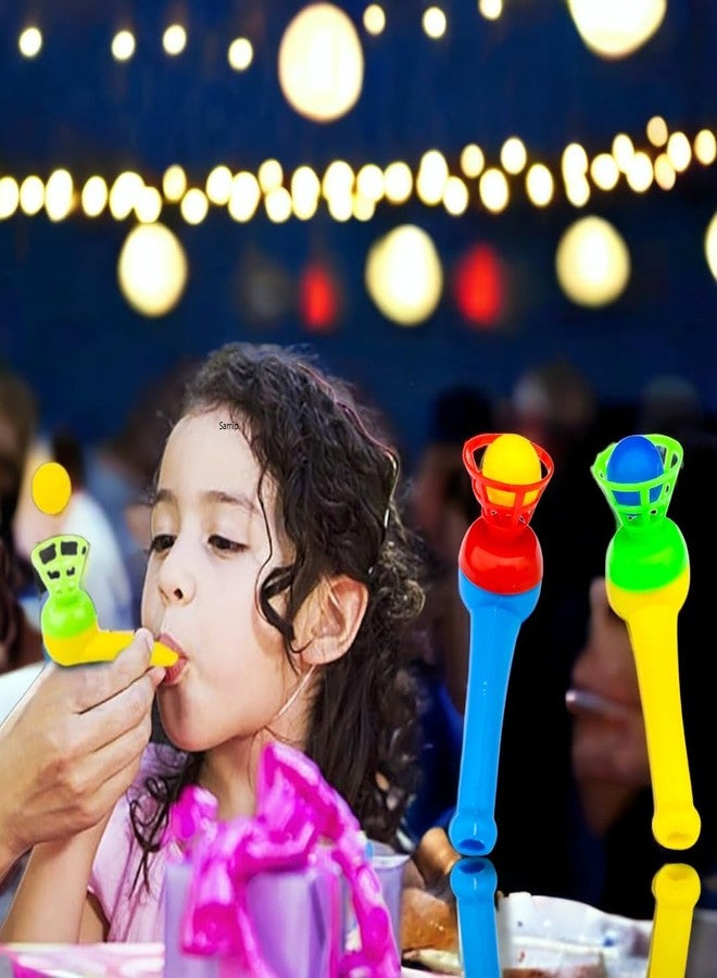 Samip Blowing Ball Party Game for Kids and Adults | Floating Blow Ball Tube | Magic Blow Pipe | Creative Set of 2 (Multicolor) - Image 3